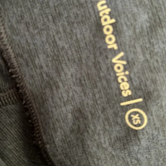 2 pairs of Outdoor Voices workout pants. XS. Navy, grey and denim. - Picture 2 of 3